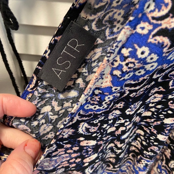 ASTR Floral Cold Shoulder Mini Dress - Picture 3 of 5